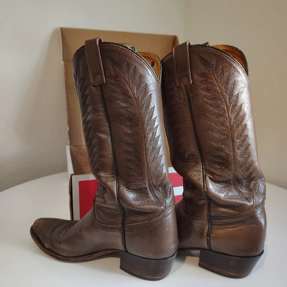 Justin Boots dark brown